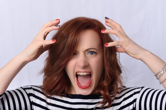 Image of woman yelling to illustrate help for parenting and positive parenting in Houston, Texas 