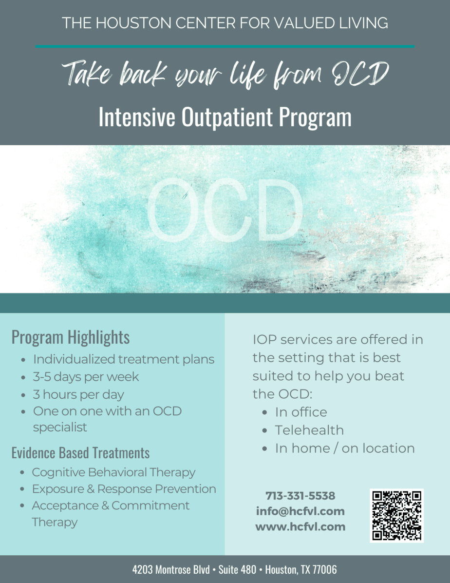 intensive outpatient treatment for OCD in Houston, Texas