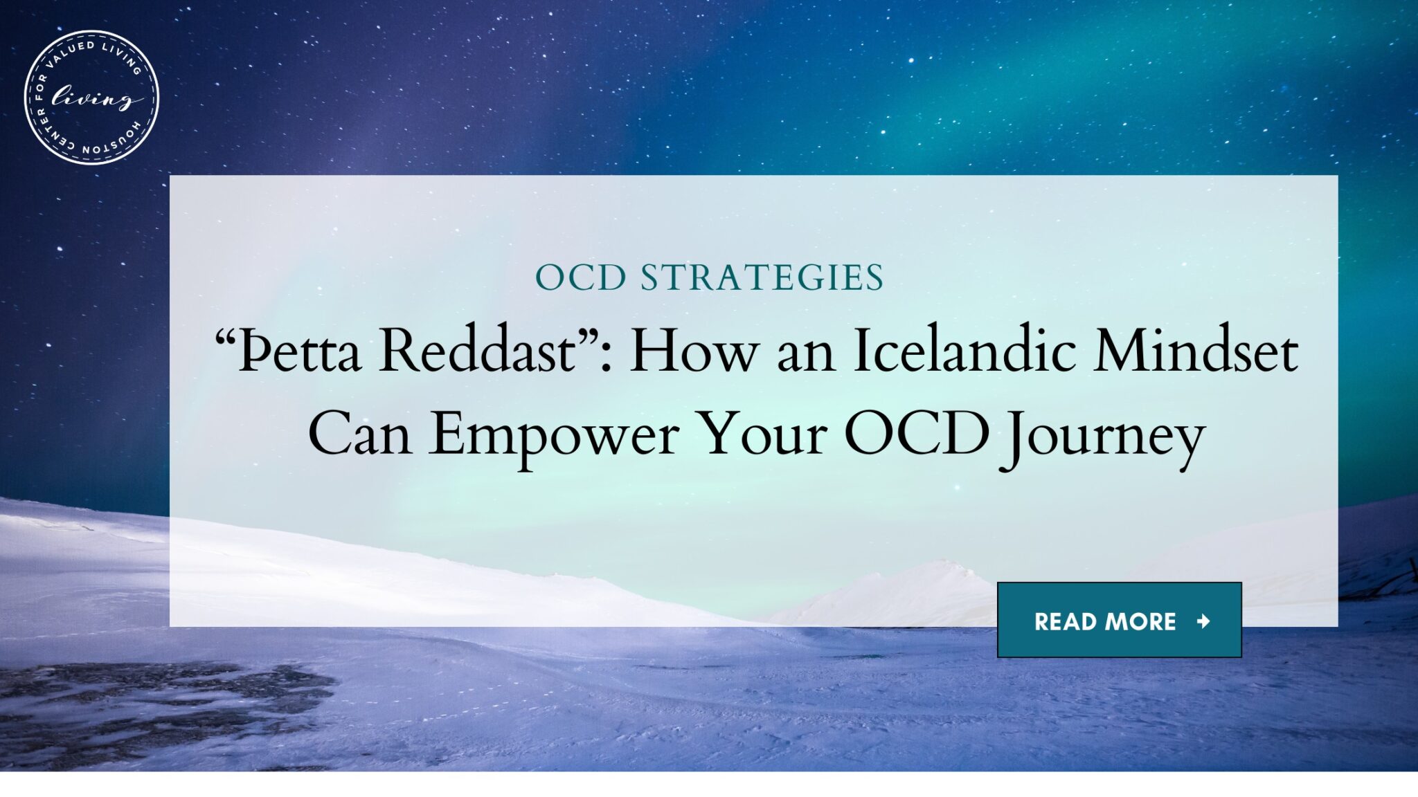 The Power of “Þetta Reddast”: How an Icelandic Perspective Can Help with OCD